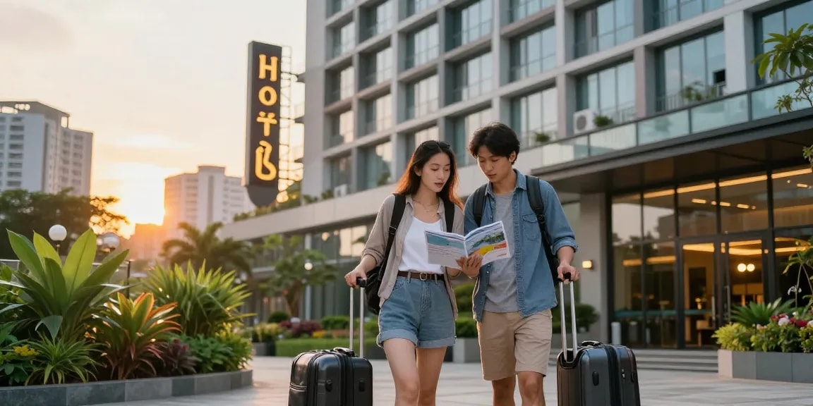 Experience modern accommodations at ROKOK88 with vibrant hotel atmosphere.