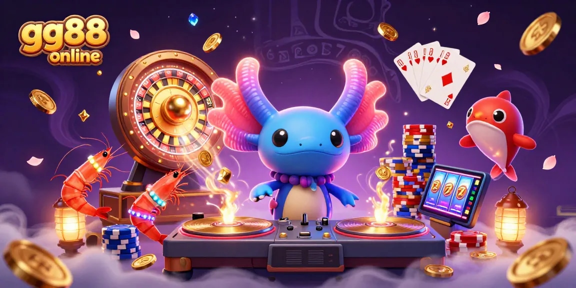 Experience the vibrant fun of gg88 online with exciting games and a dynamic neon scene.