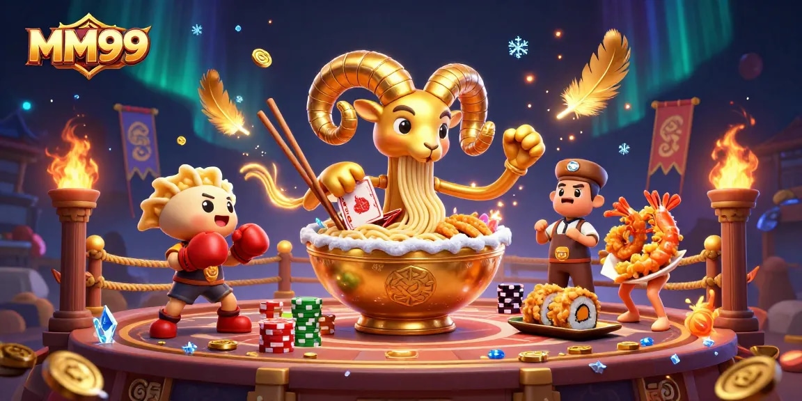 MM99 features engaging characters in a dynamic casino scene, combining excitement and strategy.