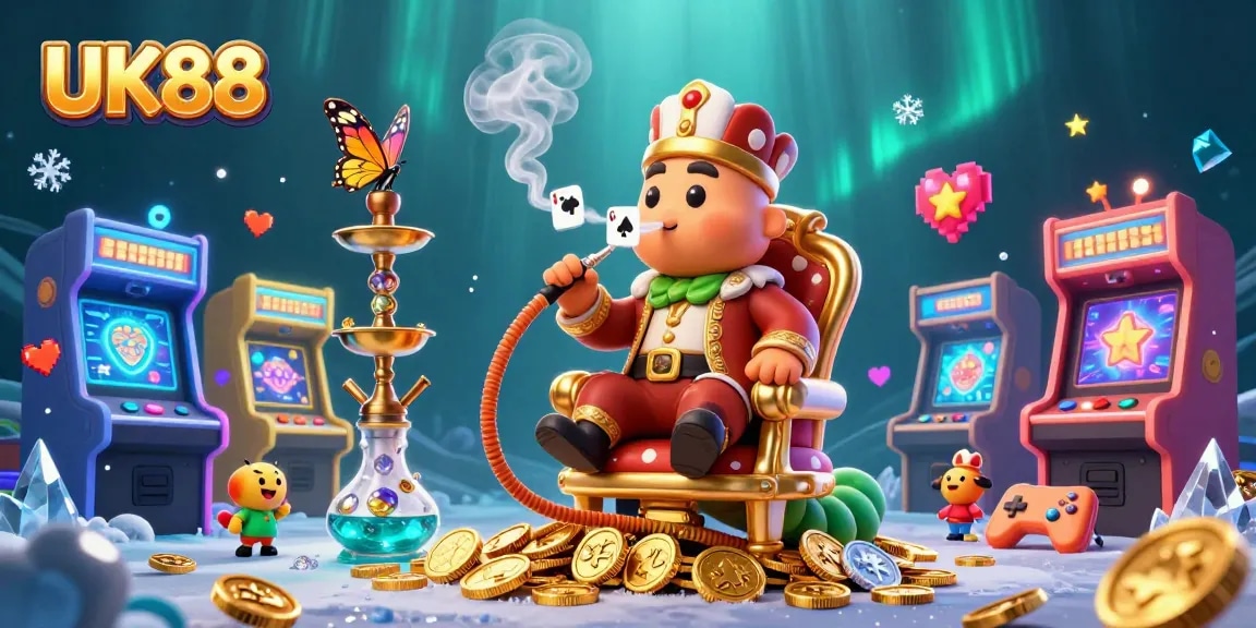 Enhance your gaming at UK88 with vibrant casino visuals, including poker symbols and golden coins.