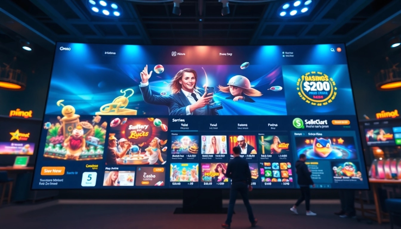 Engaging MMOO online gaming platform showcasing vibrant casino games and sports betting options.
