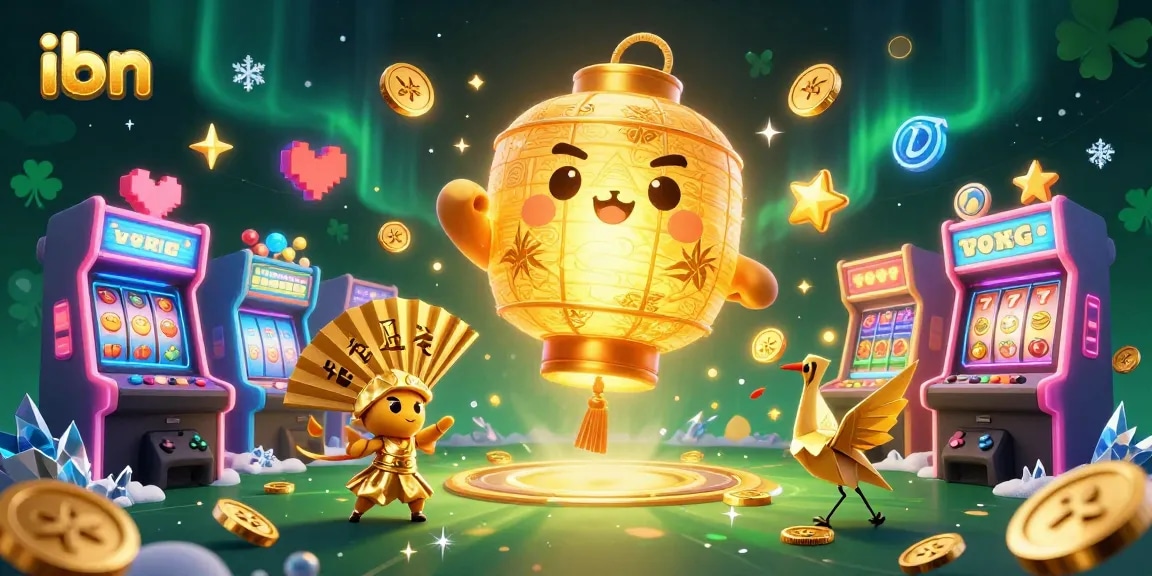 Engage with the vibrant world of ibn and new online casinos through this detailed illustration of fun and luck.