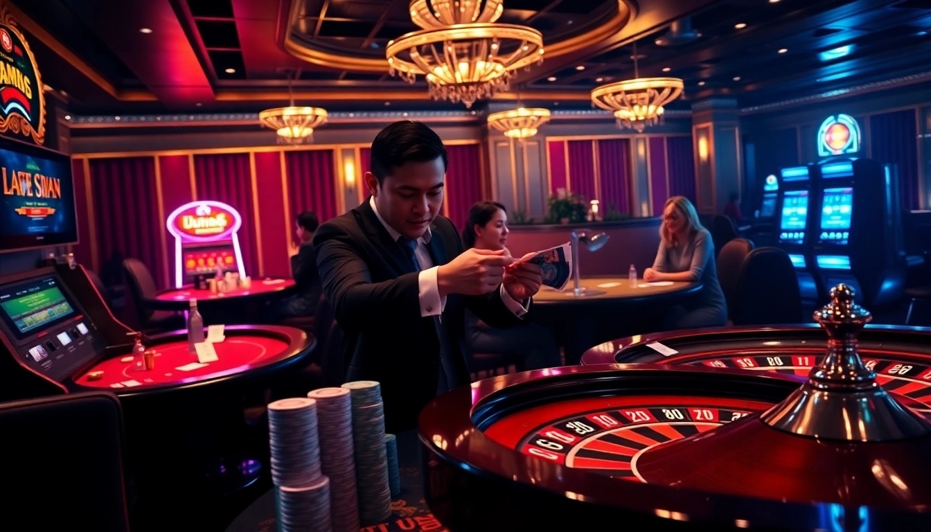 U888 online casino players engaging in an exciting game of poker at a vibrant table.