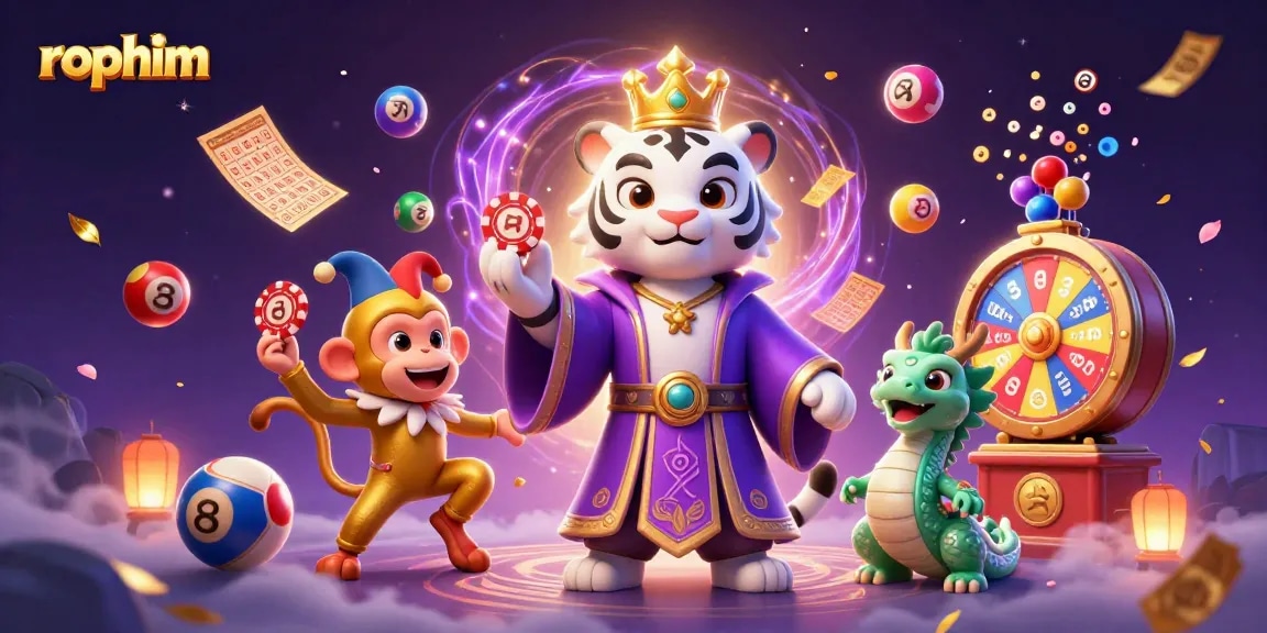 Engage with rophim's vibrant casino experience featuring exciting gaming elements and lively characters.