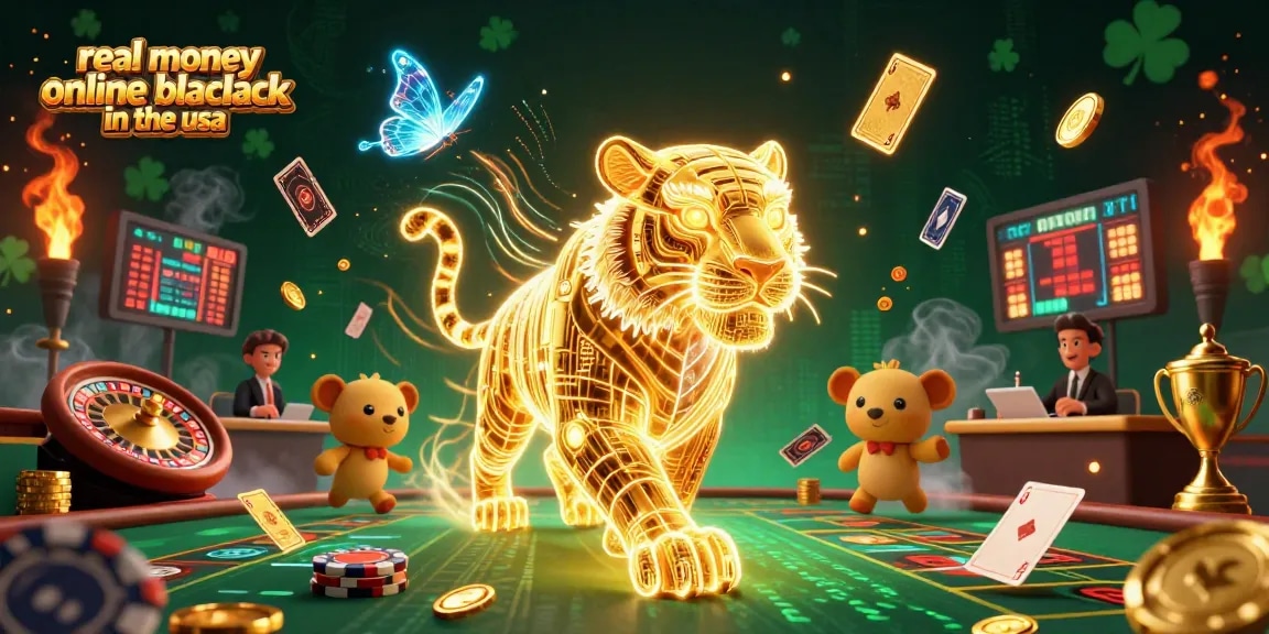 Experience real money online blackjack in the usa with thrilling elements in a vibrant casino setting.