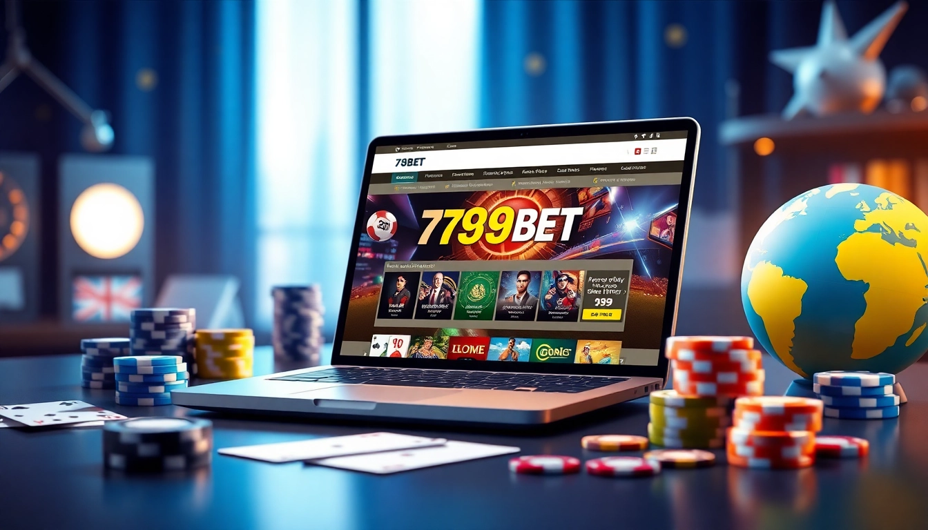 Engaging online gaming atmosphere at https://789beta2.com/ with poker and sports betting visuals.