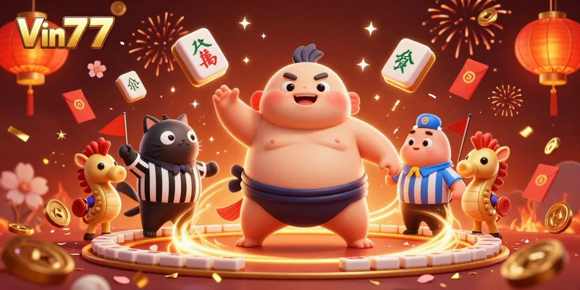 Experience exciting gameplay at Vin777 with vibrant characters in a dynamic casino scene.