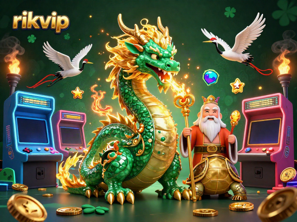Experience thrilling gameplay with rikvip featuring vibrant characters and gaming elements in 3D.