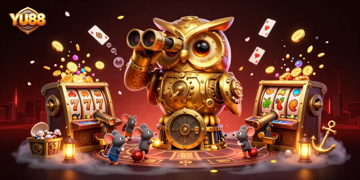 Experience YU88's thrilling casino adventure with detailed characters and dynamic gameplay elements.