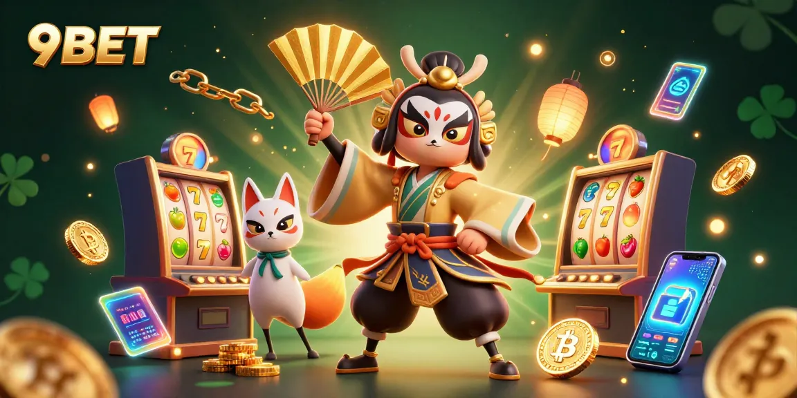 Play exciting games at 9BET with immersive environments and vibrant slot elements.
