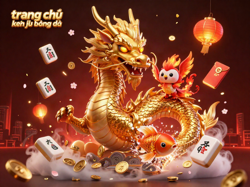 Experience dynamic taruhan excitement on trang chủ kết quả bóng đá with colorful fantasy elements in this detailed 3D illustration.