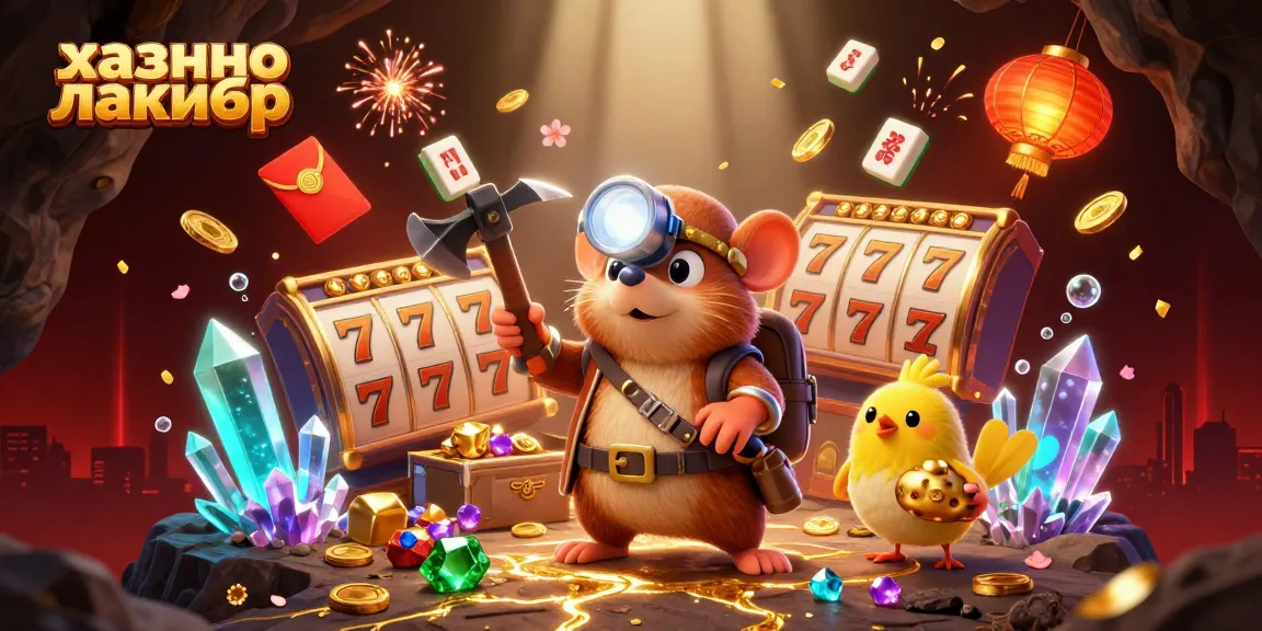 Experience the thrill of казино лакибир with a treasure hunter mole and an exciting casino scene.