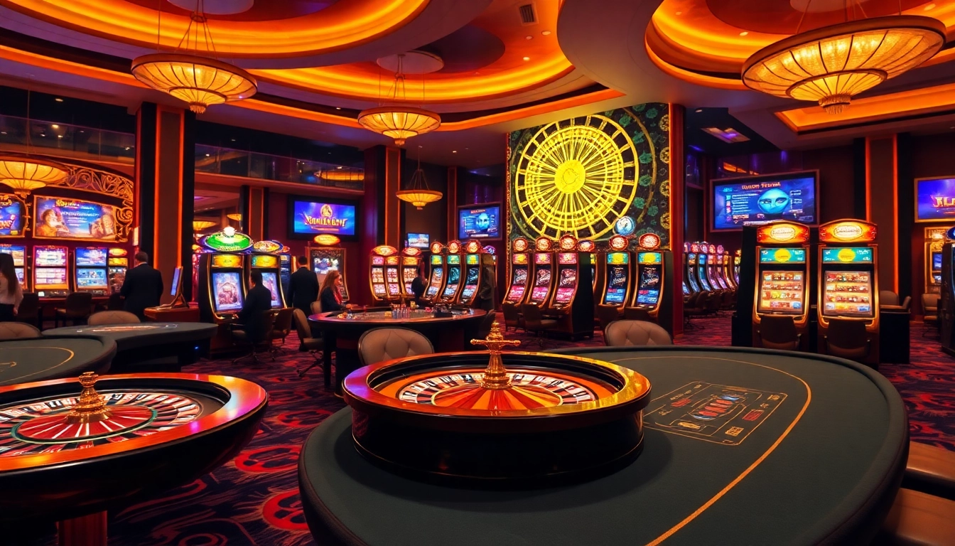 Engage with thrilling games at 789win, featuring vibrant casino tables and exciting digital displays.