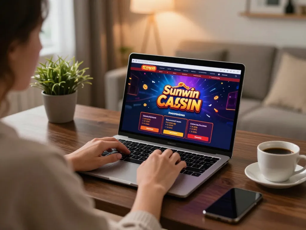 Engaging gameplay on Sunwin's online casino platform, showcasing vibrant graphics and strategic options.