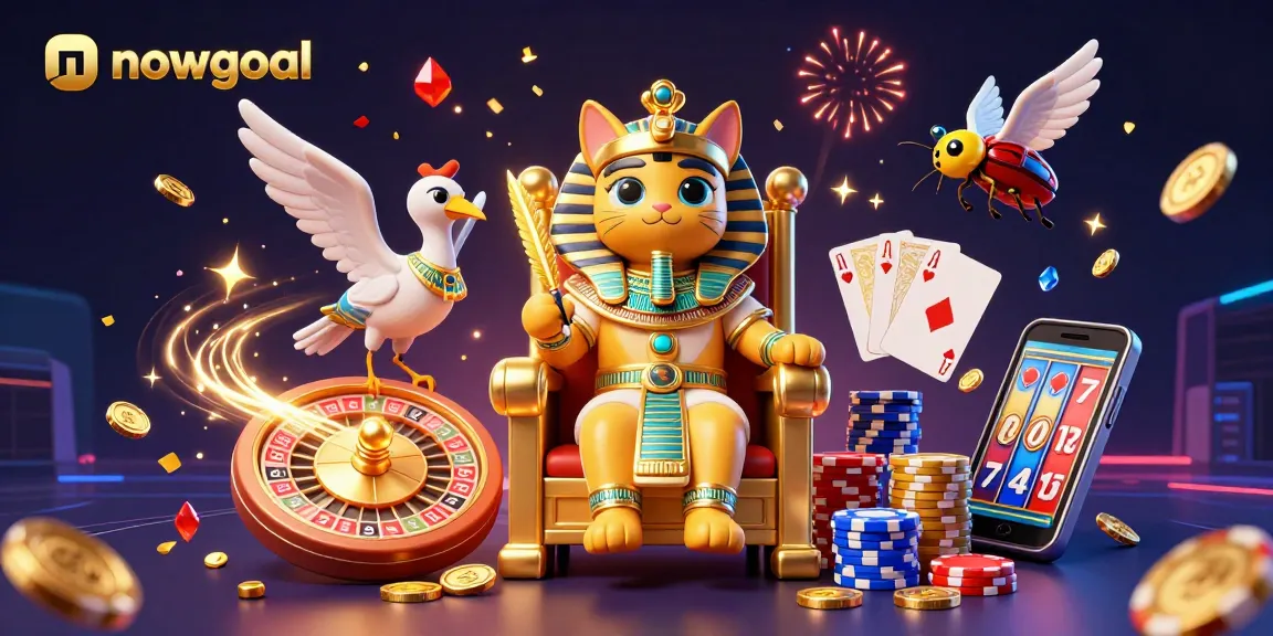 Experience nowgoal's thrilling live sports updates with energetic scenes of gambling excitement.