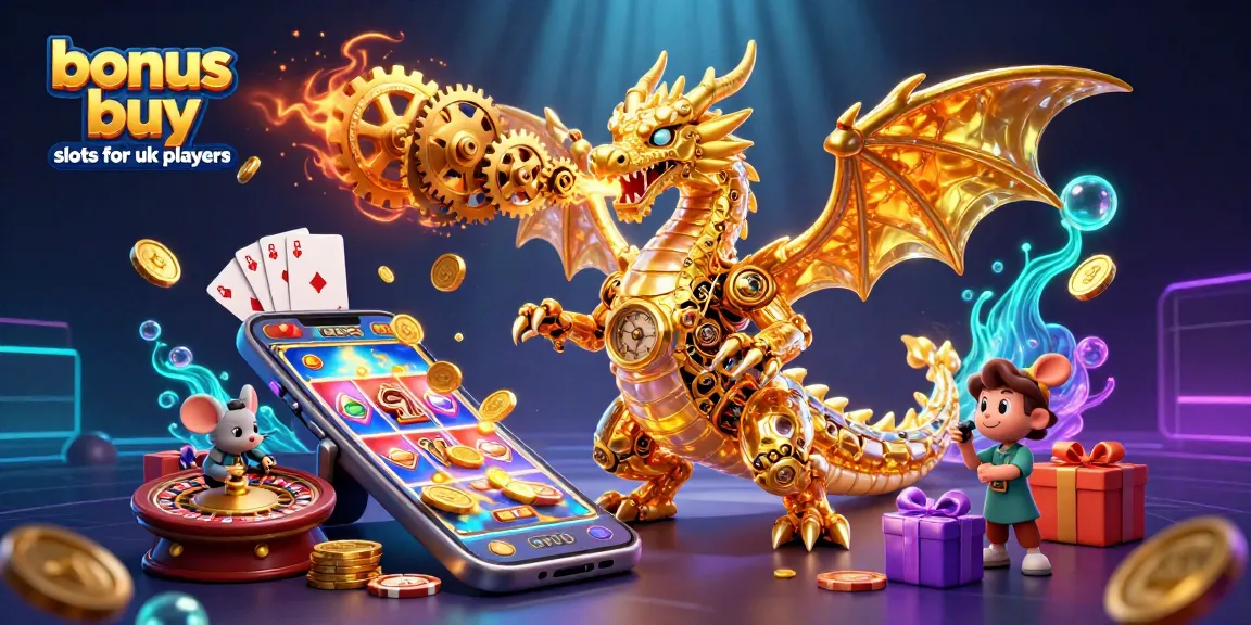 Engage with bonus buy slots for UK players through an exciting 3D casino adventure.