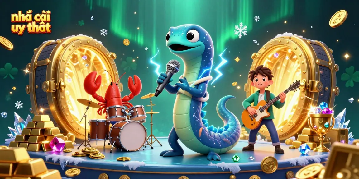 Engage with trusted gambling experiences at nhà cái uy tín, featuring an underwater casino scene with vibrant characters.