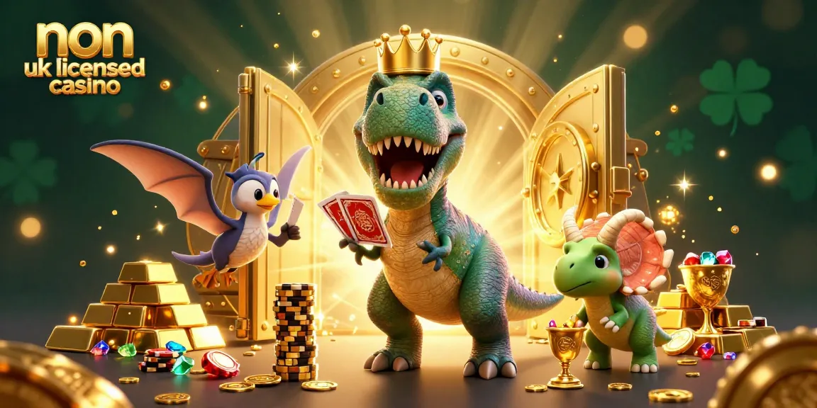 Experience exciting gameplay at a non uk licensed casino with dynamic characters and vibrant gaming elements.