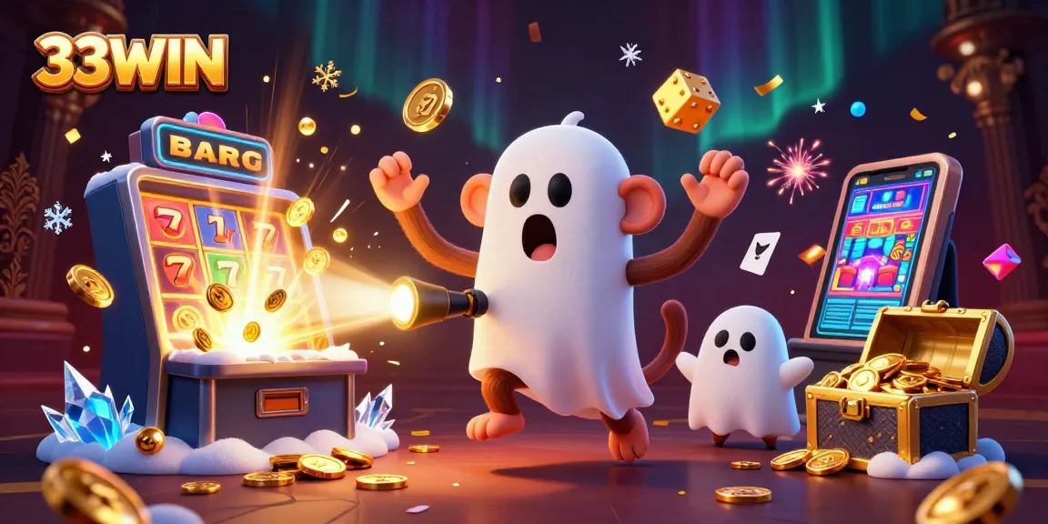 Experience the thrill of winning at 33WIN with vibrant casino visuals, featuring exciting gameplay elements.
