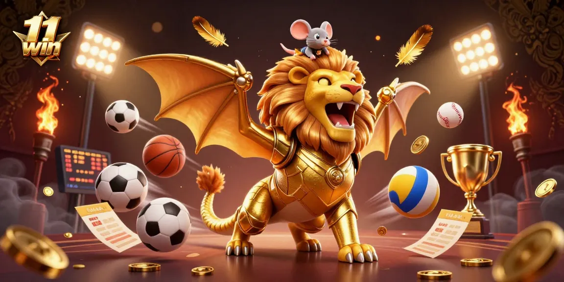 Experience 11 win with thrilling sports betting action and vibrant casino elements.